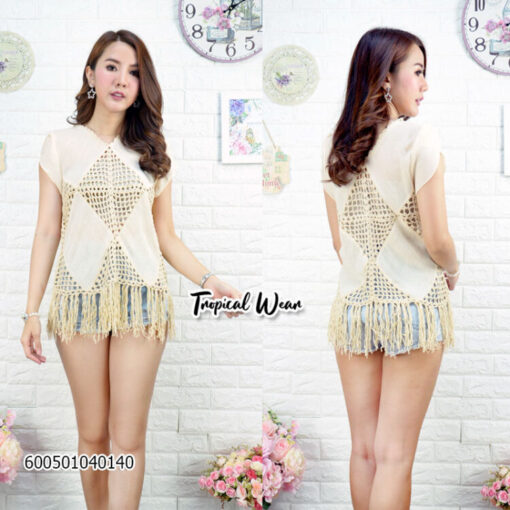 เสื้อถักโครเชต์สไตล์ซัมเมอร์