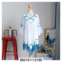 Crochet Fringe Hem Summer Top product photo for summer fashion wholesale and boutique styling