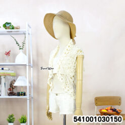 เสื้อคลุมถักโครเชต์ เสื้อคลุมไหมพรม Thai handmade cotton crochet vest, sleeveless and free-size.
