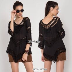 เสื้อถักโครเชต์ ชายสามเหลี่ยม-580301220180 - Image 3