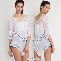 เสื้อถักโครเชต์ ชายสามเหลี่ยม-580301220180 - Image 2
