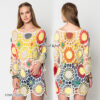granny-square crochet tunic, Crochet Granny-Square Tunic Top, One Size (Bust 34–40 in; length 32–34 in)
