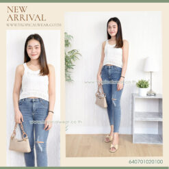 เสื้อแขนกุดฉลุลาย-640701020100 - Image 10
