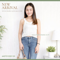 เสื้อแขนกุดฉลุลาย-640701020100 - Image 11