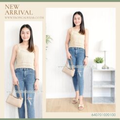 เสื้อแขนกุดฉลุลาย-640701020100 - Image 7