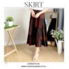 Long Bohemian Skirts. กระโปรงผ้าตัดต่อ-640802010120 - brown