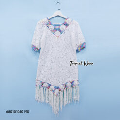 เสื้อถักโครเชต์ชายพู่สีพาสเทล-650101040190