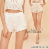 กางเกงขาสั้นลายลูกไม้ - 630202050130 - Beige
