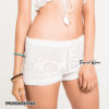 กางเกงลูกไม้ขาสั้น-590506020160 - white