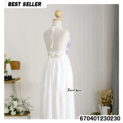 Boutique Crochet Summer Dress Wholesale - Cotton Summer Dress in Purple, blue, Pink, Beige, Brown Green with cream fabric