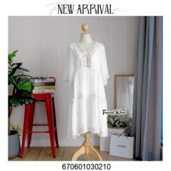 มินิเดรสสไตล์เกาหลี แต่งพู่ - 670601030210 - Image 6