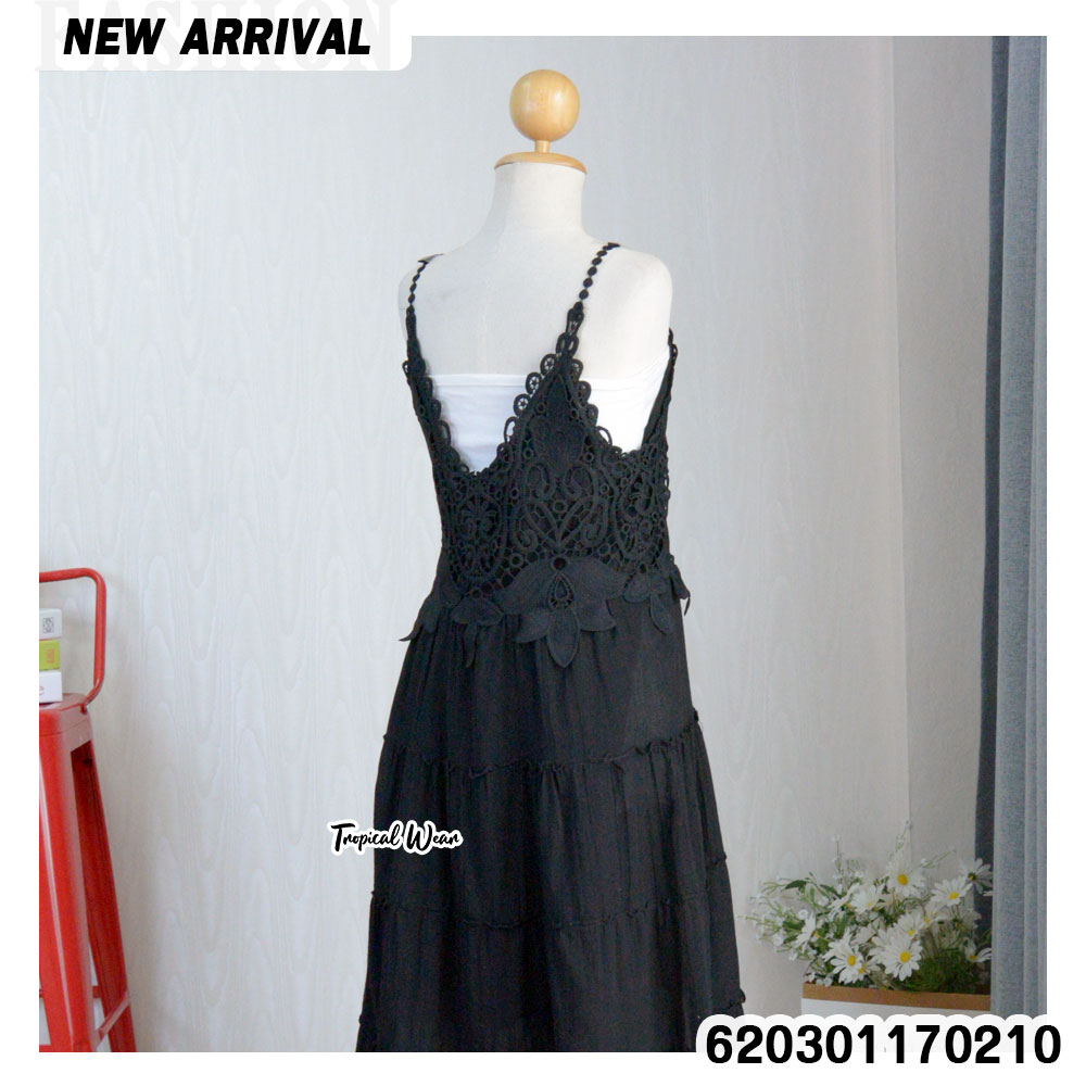 ชุดเดรสสายเดี่ยว ลายลูกไม้ - 620301170210 - Image 5