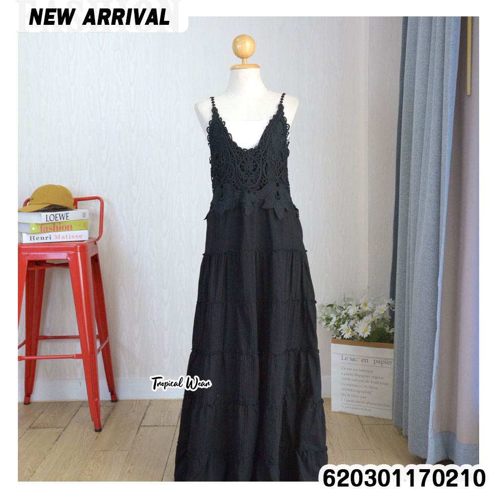 ชุดเดรสสายเดี่ยว ลายลูกไม้ - 620301170210 - Image 2