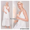 Summer lace top maxi dress, free-size and perfect for casual beachwear.