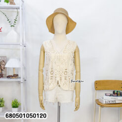 Boho-style cotton summer vest designed for resellers and boutique owners