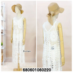 เสื้อคลุมบิกินี่สายเดี่ยวถักโครเชต์ - 680601060220