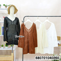 ชุดคลุมบิกินี่ แขนยาวเว้าหลัง – 680701040260