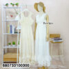 Boho cotton maxi dress with ruffle hem – Tropical Wear Summer Collection.