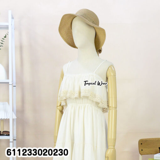 Mini Dress มินิเดรส สายเดี่ยวสไตล์เกาหลี – 611233020230 - Image 4