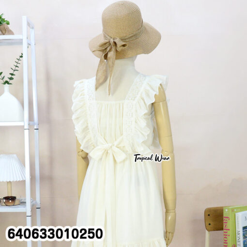 มินิเดรสแขนกุดแต่งระบาย – 640633010250 - Image 5