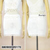 Summer handmade crochet mini skirt in cotton, free size fit