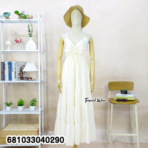 Maxi Dress ชุดเดรสสายเดี่ยว – 681033040290 - Image 2