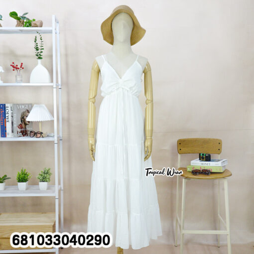 Maxi Dress ชุดเดรสสายเดี่ยว – 681033040290 - Image 3