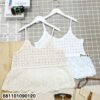 Floral Crochet Lace Camisole – เสื้อสายเดี่ยวโครเชต์ลายดอกผ้าลูกไม้-681101090120