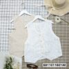 Floral Crochet Button Vest – เสื้อกั๊กโครเชต์ลายดอกติดกระดุม-681101160140