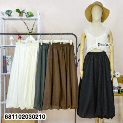 Relaxed Minimal Long Skirt - กระโปรงยาวมินิมอล ใส่สบาย 681102030210