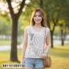 Cotton crochet look summer top with free size fit and breathable everyday design