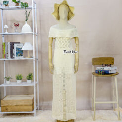 Boho knit maxi dress with relaxed silhouette and summer-ready texture.