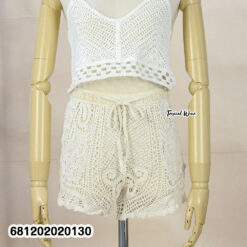 Women cotton lace summer shorts with free size fit, elastic waist, and lightweight everyday design