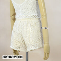 Women cotton lace summer shorts with free size fit, elastic waist, and lightweight everyday design