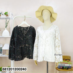 Bohemian Sheer Lace Summer Jacket-เสื้อคลุมลูกไม้โบฮีเมียน ใส่สบายรับซัมเมอร์-681201200240