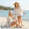 oversized cotton crochet blouse loose fit free size for wholesale summer fashion