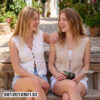 Beige crochet sleeveless boho vest styled for summer resort look