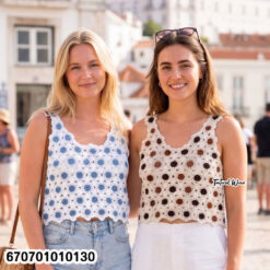 free size cotton crochet crop top breathable boho summer beachwear fashion