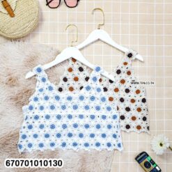 free size cotton crochet crop top breathable boho summer beachwear fashion