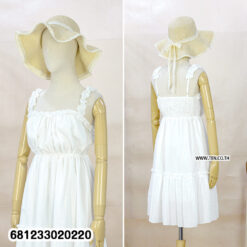 Ruffle Strap Smock Dress เดรสสายระบาย เอวสม็อค-681233020220