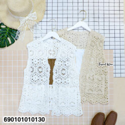 Summer Crochet Layering Vest  690101010130