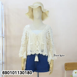 free size crochet style boho top lightweight breathable summer beachwear fashion