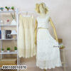 coastal boho cotton maxi skirt tiered embroidered lightweight summer wholesale fashion