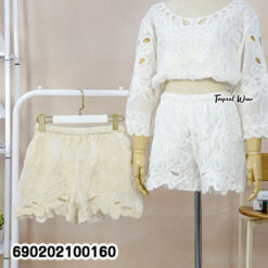 Cutwork Lace Shorts  กางเกงขาสั้นลูกไม้ฉลุ-690202100160