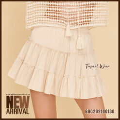 Tiered Ruffle Mini Skirt  กระโปรงสั้นระบายเลเยอร์-690202140130
