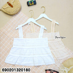 Minimal Cotton Lace Tank เสื้อสายเดี่ยวผ้าฝ้ายลูกไม้ มินิมอล – 690201320180