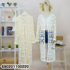 Elegant Crochet Beachwear Cardigan เสื้อคลุมโครเชต์ลุคหรู สำหรับบีชแวร์-690201100220