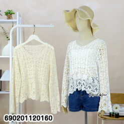 Soft Boho Crochet Sweater Top เสื้อโครเชต์ลุคนุ่มละมุน สไตล์โบโฮ-690201120160