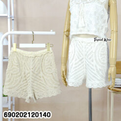 Summer Crochet Short Pants กางเกงขาสั้นโครเชต์สำหรับซัมเมอร์-690202120140