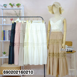 Summer Bohemian Long Skirt กระโปรงยาวสไตล์โบฮีเมียน สำหรับซัมเมอร์-690202160210